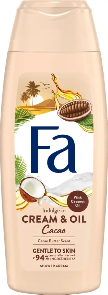 Xhel dushi për femra Fa Cream & Oil Cacao, 250ml