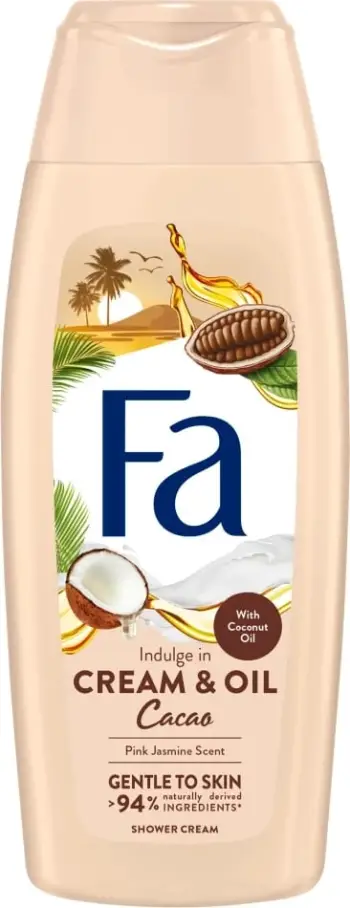 Xhel dushi Fa Cream & Oil Cacao për femra, 400ml