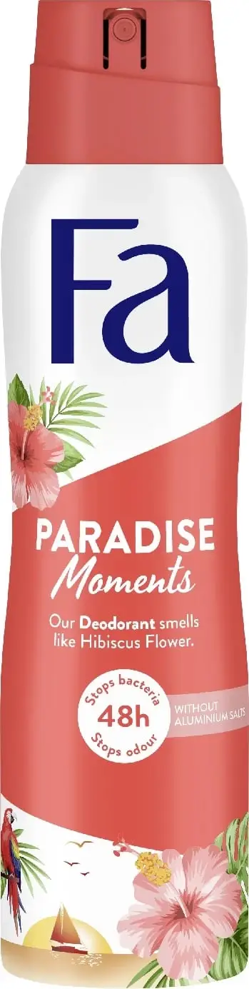 Deodorant spray për femra Fa Paradise Moments Lule Hibiskusi 150ml