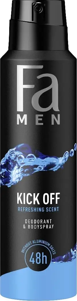 Deodorant spray Fa Men Kick Off 48h për meshkuj 150ml
