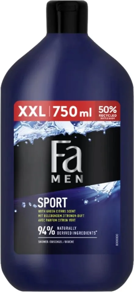 Xhel dushi Fa Sport për meshkuj, 750 ml - 1