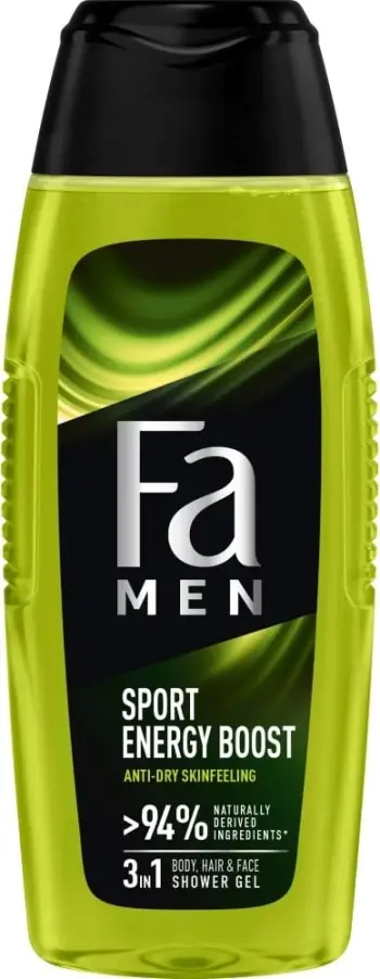 Xhel dushi për meshkuj Fa Men Sport Double Power, 400 ml