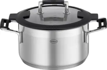 Tenxhere Roesle Silence Pro High Pot 20cm, inox, e argjendtë