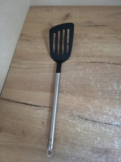 Shpatull kuzhine Roesle Basic Line, 34cm, çelik inox, e zezë - 5