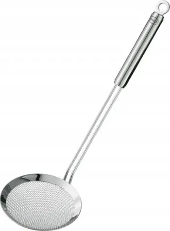 Lugë kulluese Roesle Skimming Ladle, 14cm, çelik inox, argjendtë