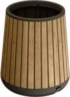 Vazo lulesh KETER 261030, teknopolimer, 510 mm, bronz