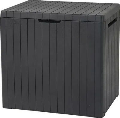 Kuti kopshti Keter City, 113 L, e zezë - 1