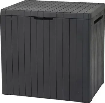 Kuti kopshti Keter City, 113 L, e zezë