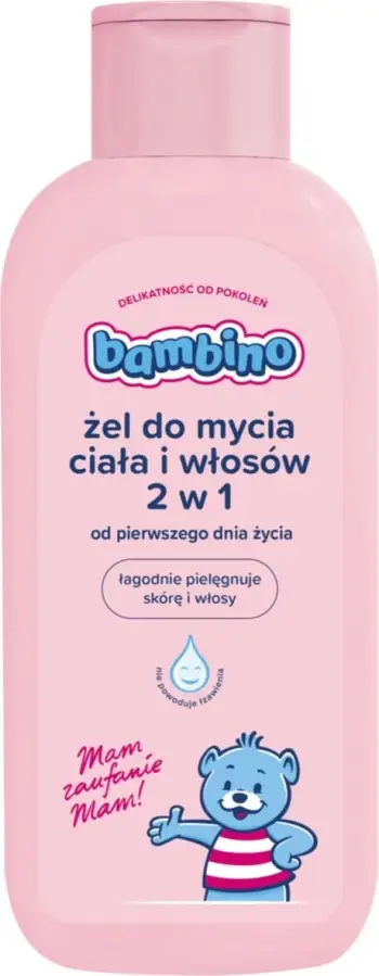 Xhel për trup dhe flokë për fëmijë Bambino, 400ml