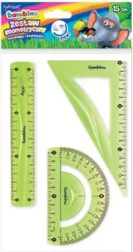 Set gjeometrik Bambino, 3 copë, 15 cm