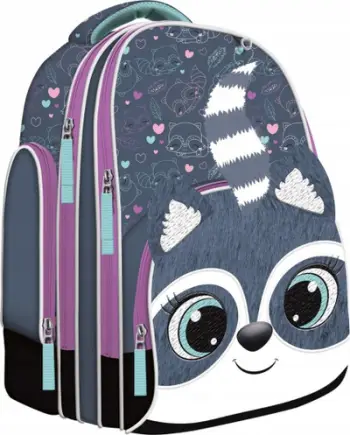 Çantë shkollore Bambino Racoon 5903235663659, e kaltër