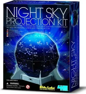 Set projektor qielli me yje 4M Night Sky Projection, edukativ, për fëmijë, shumëngjyrësh