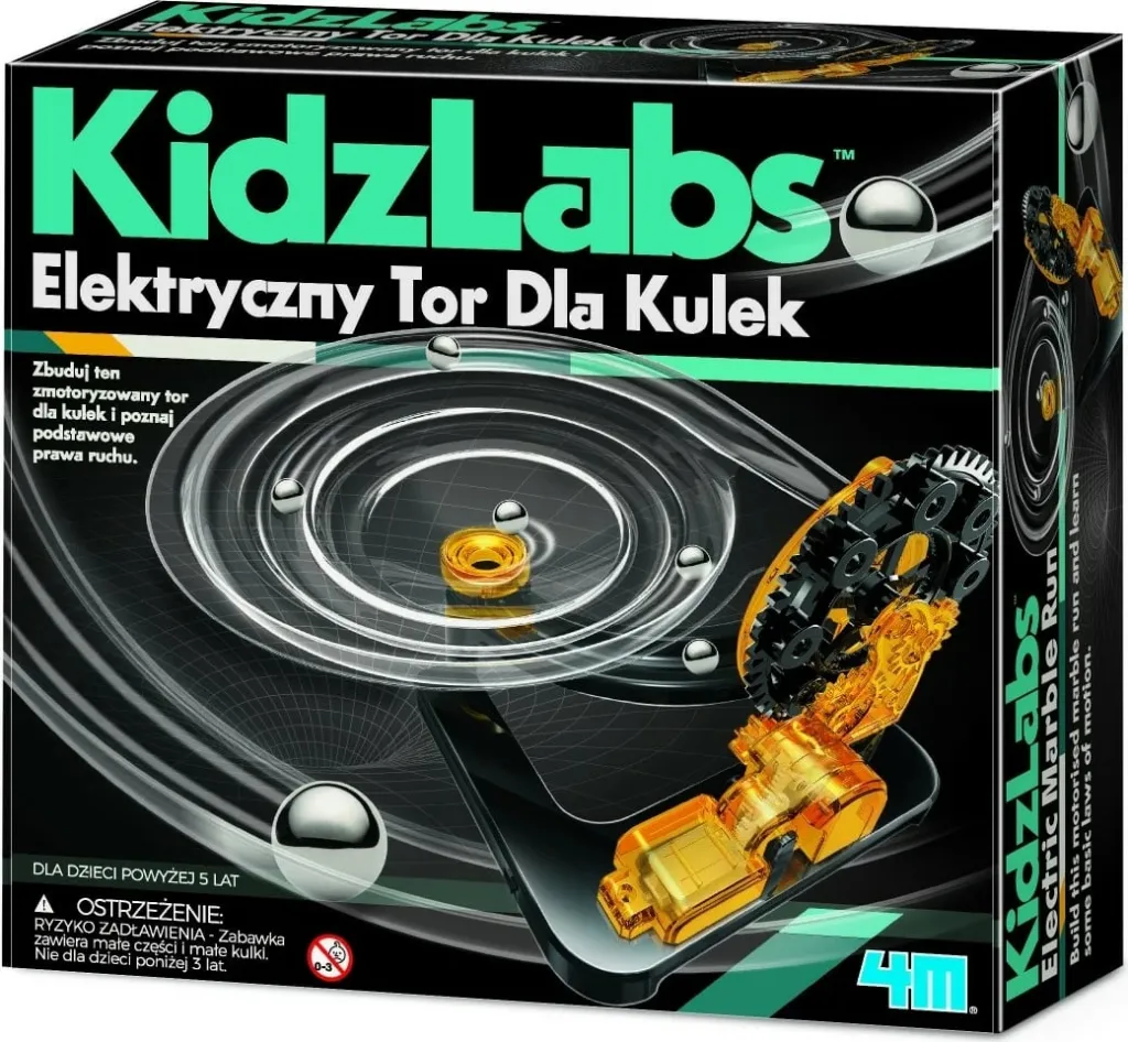 Lodër edukative Kidzlabs Electric Marble Run, pistë mermeri elektrike, për fëmijë - 8