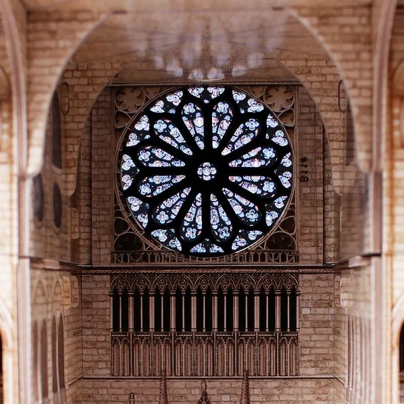 Puzzle Cubicfun Katedralja Notre Dame, 8+ - 5