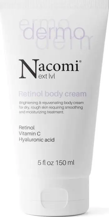 Krem trupi për femra Nacomi Next Level Dermo Brightening and Rejuvenating me Retinol dhe Vitaminë C, 150ml