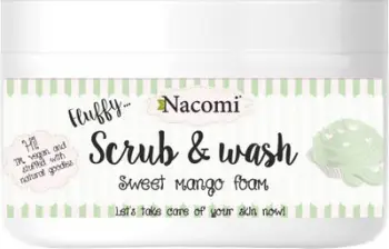 Shkumë pastruese dhe peeling trupit Nacomi Sweet Mango Foam 180ml