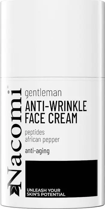 Krem fytyre për burra Nacomi Gentleman Anti Wrinkle, kundër rrudhave, 50ml
