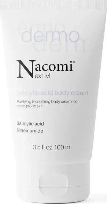 Krem trupi Nacomi Next Level Dermo, acid salicilik, niacinamidë, 150 ml