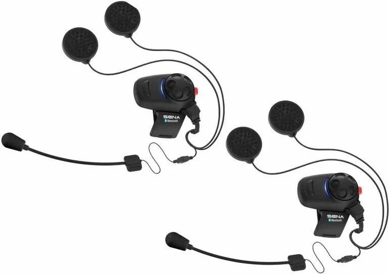 Interkom për motoçikletë SENA SMH5, Dual Pack, Bluetooth 5.1, 400m, i zi - 1