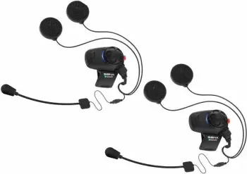 Interkom për motoçikletë SENA SMH5, Dual Pack, Bluetooth 5.1, 400m, i zi