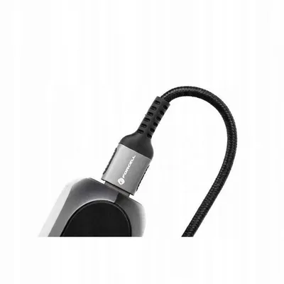 Kabllo USB Forcell F-ENERGY C256, USB A në USB C, 0.25m, 66W, e zezë - 5
