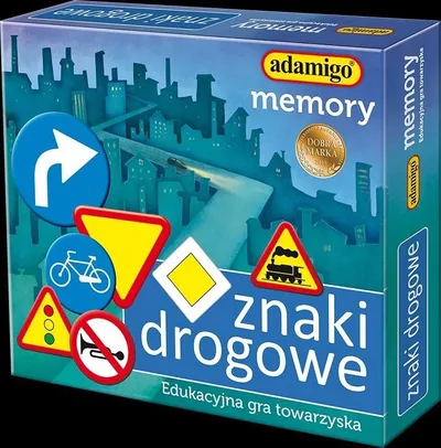 Lojë edukative Adamigo - Memory Game – Road Signs - 1