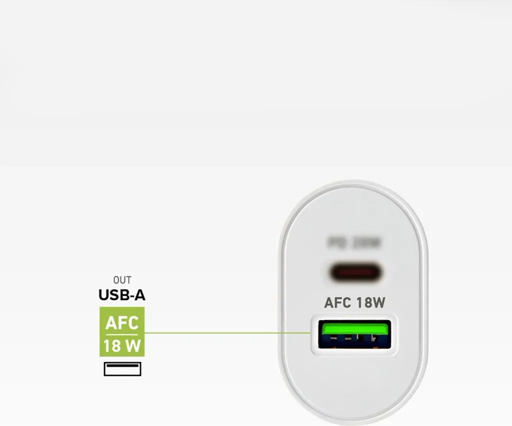 Karikues muri SBS TETRPD20W, 20W, 2 porta USB-A/USB-C, i bardhë - 11