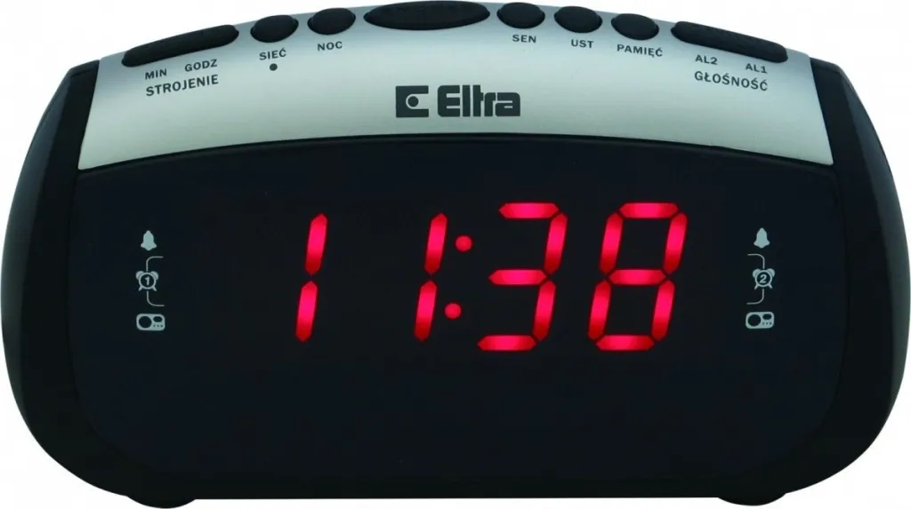Radio me orë Eltra ZOSIA 312PLL 5907727028193, digjitale, e zezë - 1