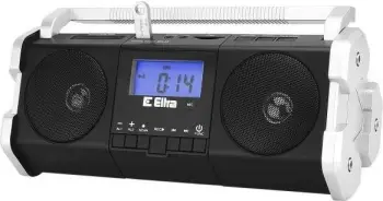 Radio me regjistrim digjital Eltra, kompakte, e zezë