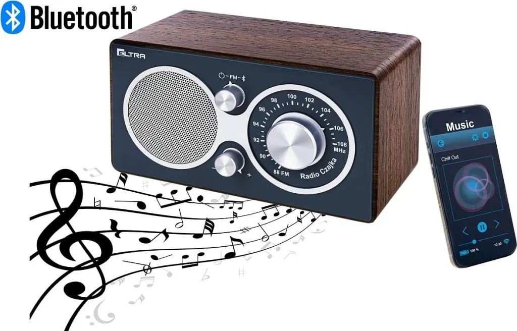 Radio Eltra CZAJKA, Bluetooth, FM, gri - 2