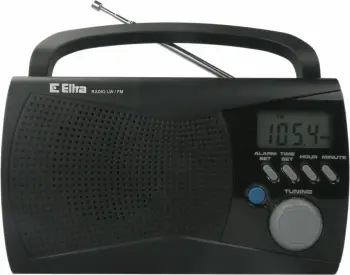 Radio Eltra Kinga 2, FM/LW, LCD, alarm, USB, e zezë