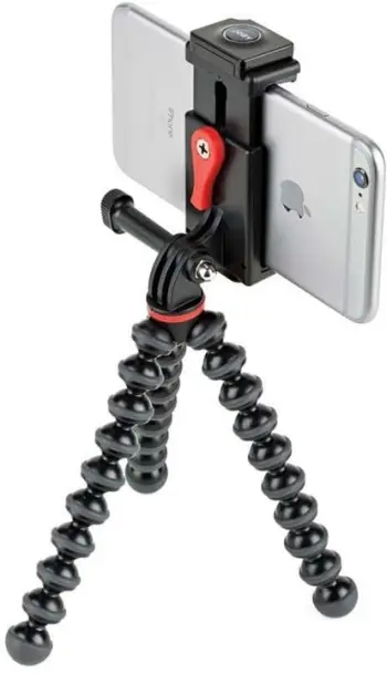 Mbajtëse JOBY GripTight Action Kit, e zezë / kuqe / hirtë