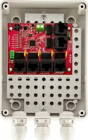 Switch rrjeti Atte xPoE-6-11-S2, 6 porta PoE, Fast Ethernet, i jashtëm