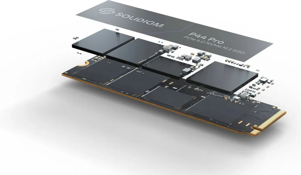 Disk SSD Solidigm P44 Pro, 1TB, M.2 NVMe, e zezë - 2