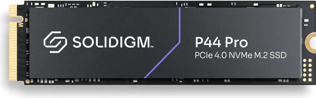 Disk SSD Solidigm P44 Pro, 1TB, M.2 NVMe, e zezë - 3