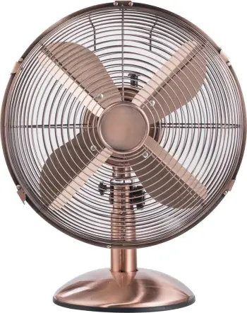 Ventilator tavoline Ravanson WT-7033M, metalik, bakër