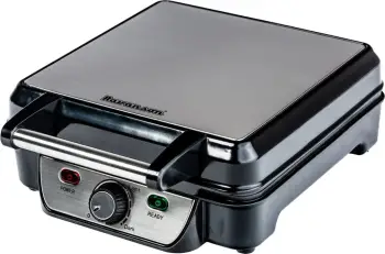 Toster për waffle Ravanson GR-7030, 1100 W, argjendi