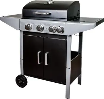 Grilë me gaz Ravanson Garden GO-3 50, 5x39 cm, i zi