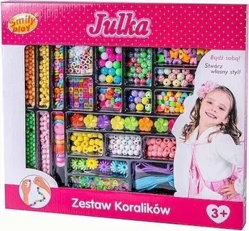 Set rruazash Smily Play Large Bead Set, kreativ, shumëngjyrësh