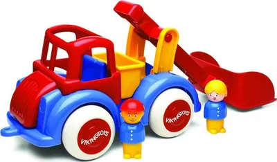 Kamion lodër Viking Toys, i kuq - 1