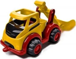 Lodër eskavator Viking Toys, i verdhë/ i kuq - 1