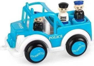 Lodër makinë policie Viking Toys, e kaltër - 1