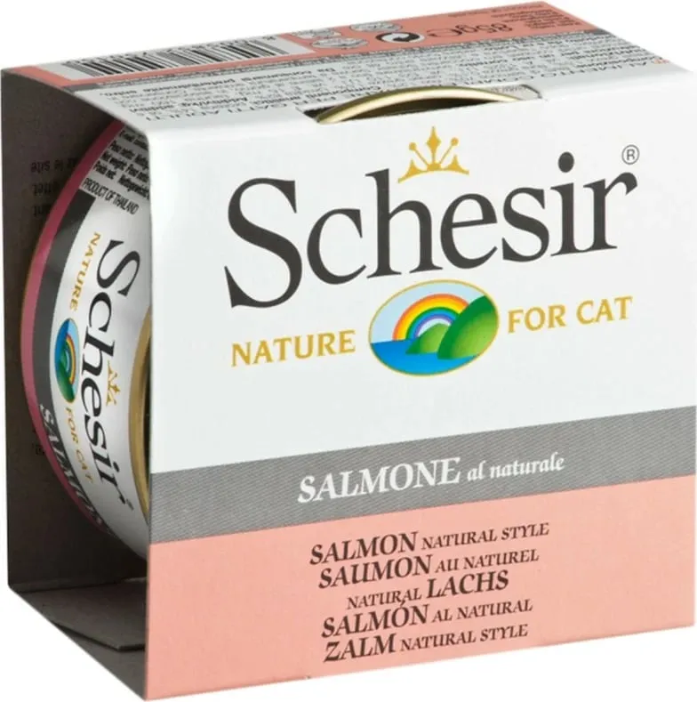 Ushqim për mace Schesir, salmon, 85gr - 1