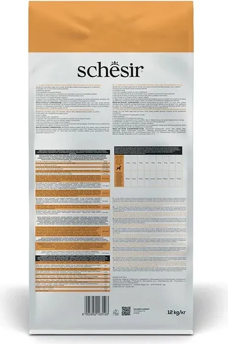 Ushqim për qen Schesir, 12 kg - 2