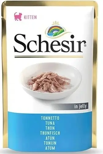 Ushqim për mace Schesir, tuna, 85 gr