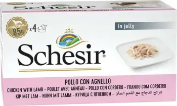 Ushqim për qen Schesir, 6x4x85 gr