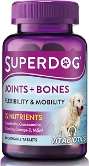 Vitabiotics Vitavet Super Dog Joints & Bones – Mbështetje e avancuar për kocka dhe nyje të shëndetshme