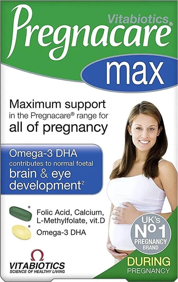 Pregnacare Max – Shtesa ushqyese gjithëpërfshirëse për shtatzëni - 1