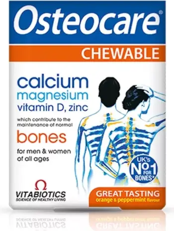 Osteocare Chewable – Mbështetje e plotë për kocka dhe dhëmbë të fortë