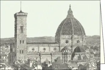 Fletore me kopertinë Rossi Pass ITW 006 Firenze Cattedrale S.Mari, A4, e bardhë